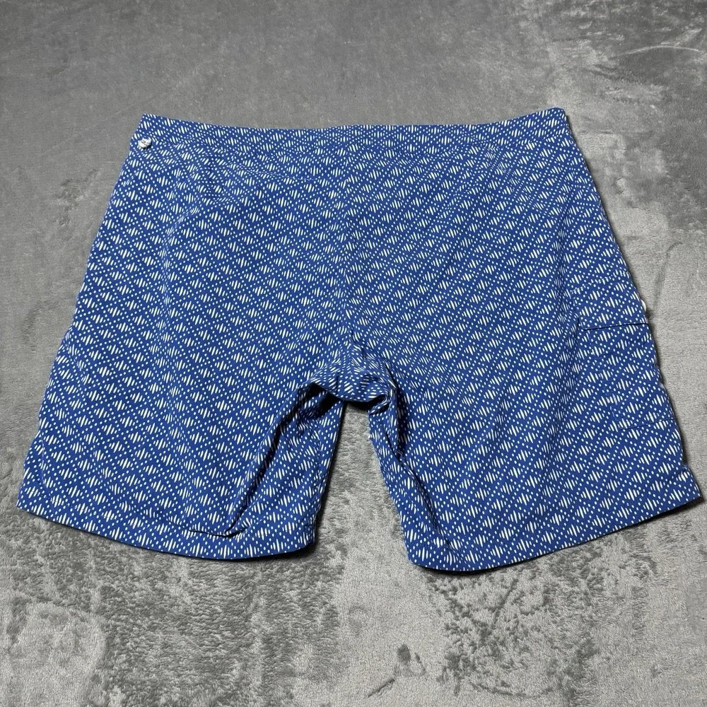 J Crew Swim Trunks Mens 42 Geometric Board Shorts Eco Pool Swimwear Bathing Suit